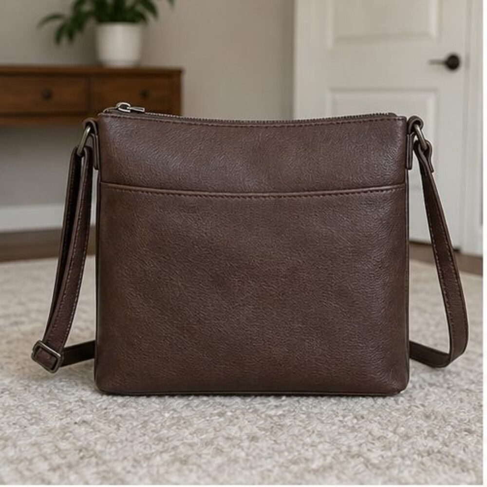Espresso Vegan Leather Bag